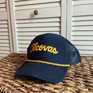 Tecovas Embroidered Navy & Rope Trucker Hat
